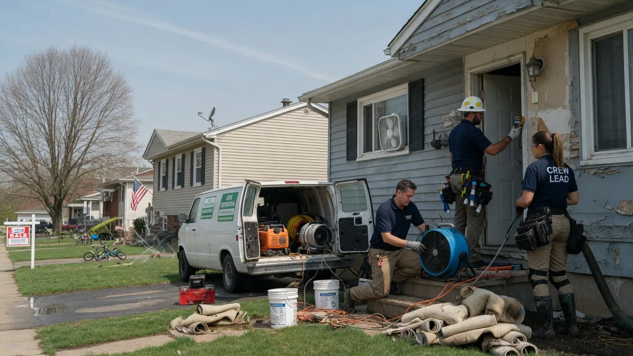 Flood Cleanup in New Vernon, NJ near me